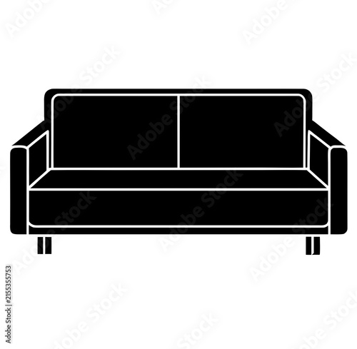 sofa isolated on white