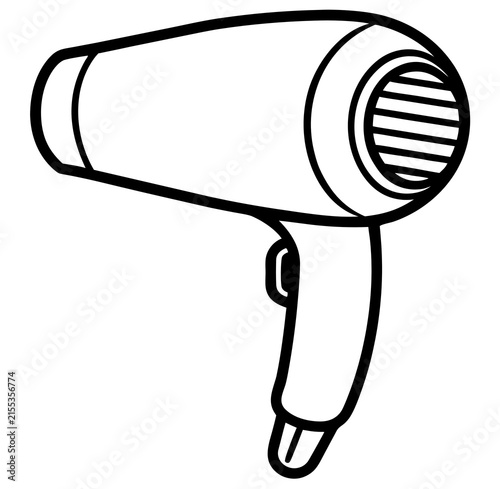 hair dryer vector