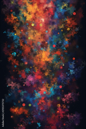 光の花雲