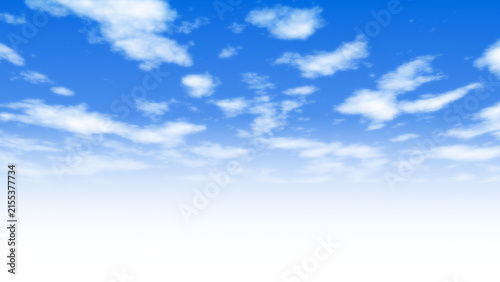 Fotografie Cloud sky isolated transparent clouds blue in background overlay white of nature