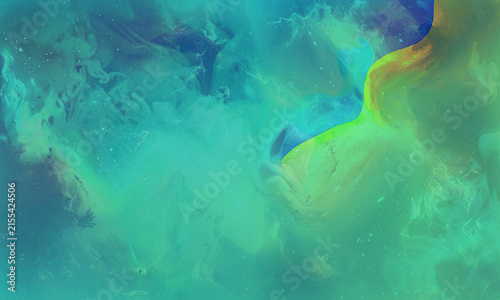 Фотография underwater scene with fishes, Abstract artistic background with soft blended gra
