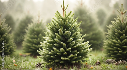 pine tree in the forest
