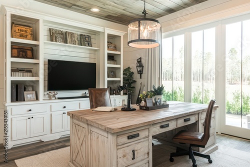 welcoming, comfortable space blending traditional 