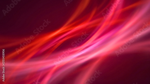 Vibrant flowing light waves combining red, pink, and magenta tones.