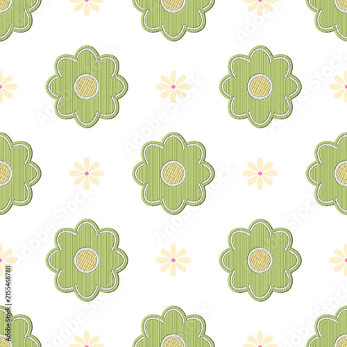 seamless pattern with flowers