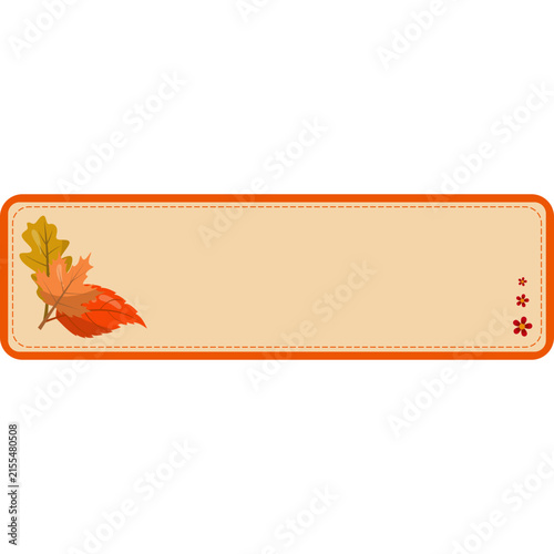 Autumn Floral Label Collection