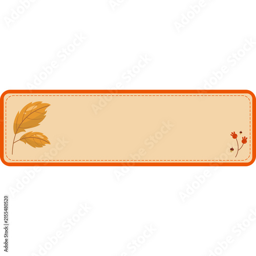 Autumn Floral Label Collection