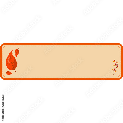 Autumn Floral Label Collection