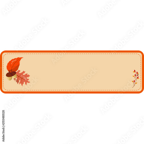 Autumn Floral Label Collection