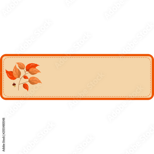 Autumn Floral Label Collection