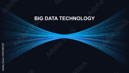 Big Data Technology Squeezed Light Particle Stream