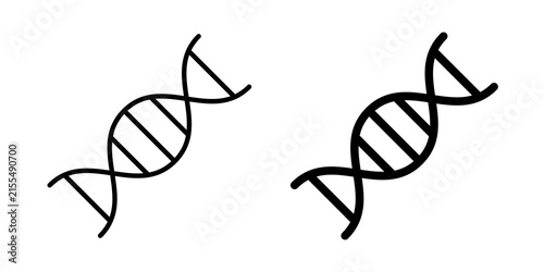 DNA icon simple clipart collection