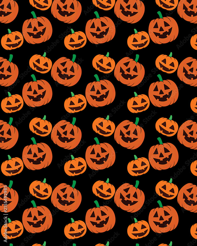 halloween seamless pattern
