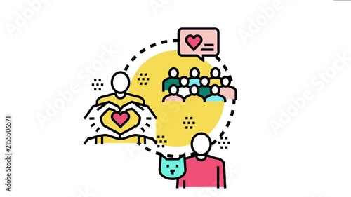 People showing gratitude and care for volunteers and their charity work, symbolizing community support, recognition, and kind assistance for various social initiatives