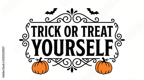Trick Or Treat Halloween Text