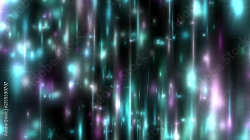 Vertical Glowing Cyan And Pink Blurred Light Streaks On Black
Soft, vertical streaks of glowing cyan, pink, and white light blur together across a dark black background.