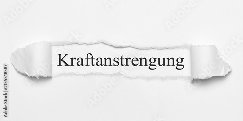 Bild auf Leinwand Kraftanstrengung