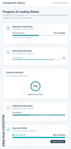 Loading Bar Set UI Interface