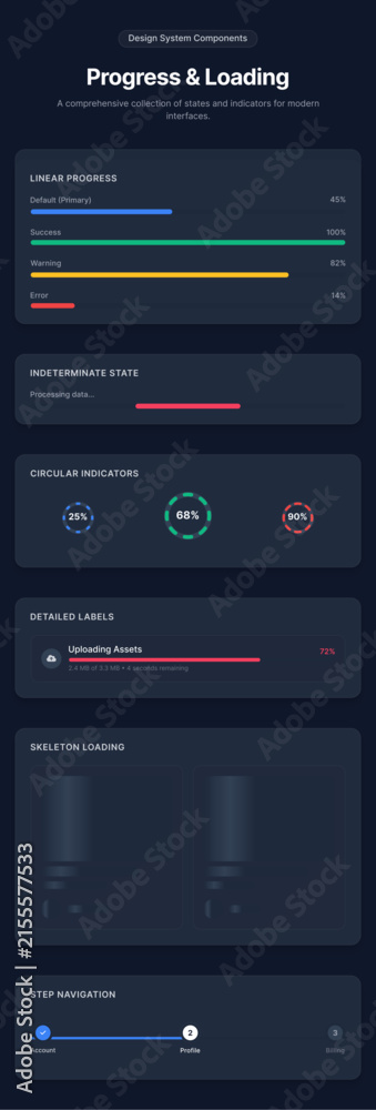 Fototapeta premium Loading Bar Set New Design