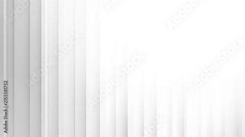 Abstract white and gray color background with straight lines and glowing light.