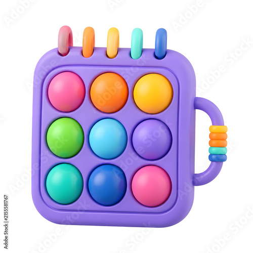 Back to School Season Peak colorful sensory fidget toy for children.