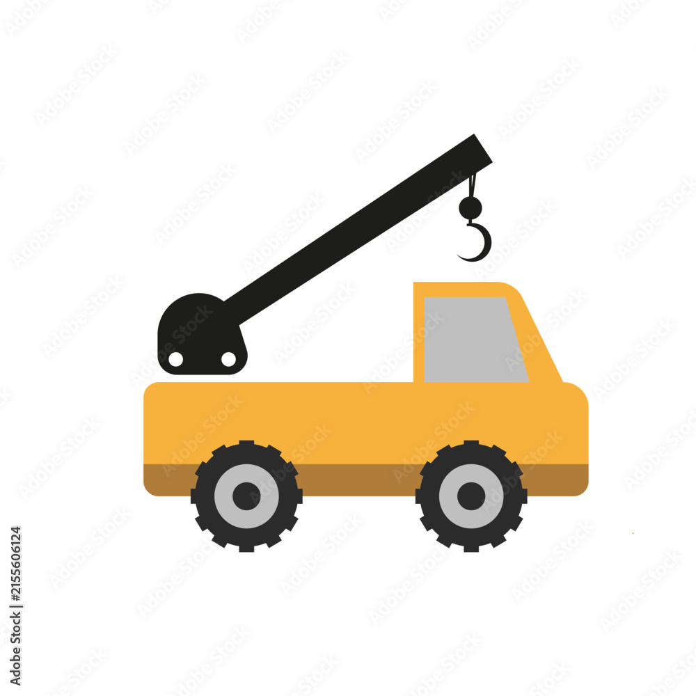 Naklejka premium Construction Vehicle Illustration