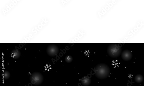 Foto Winter snowflake particle design falling frost crystal texture illustration on t