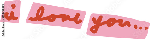 “I Love You” Sticker