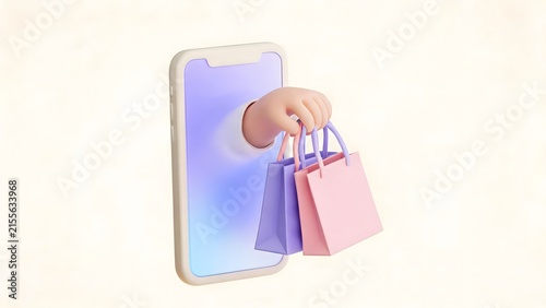 E-commerce Online Shopping Creative Illustration