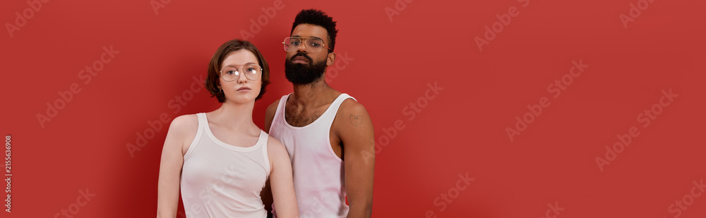 Fototapeta premium Celebrating love and connection in a stylish moment of joy