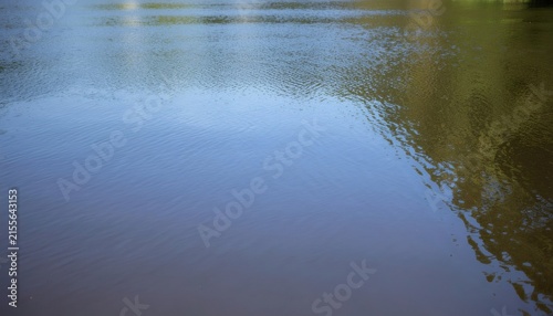 Water ripples creating abstract texture on lake surface