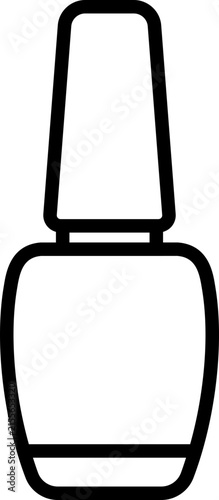 Nail Polish Line Icon