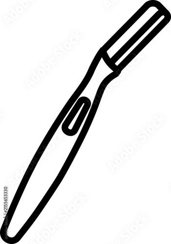 Razor Line Icon