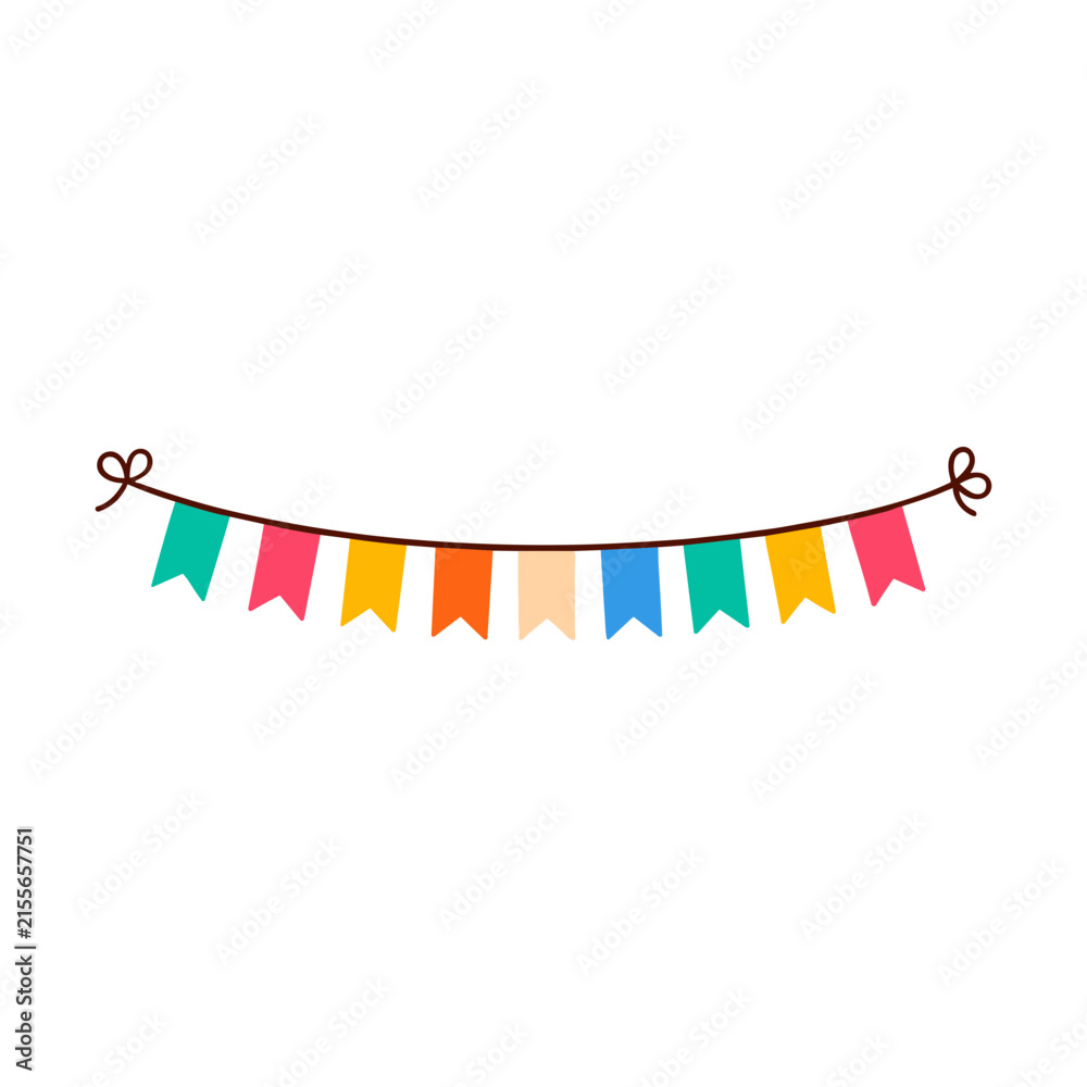 Obraz premium Circus Bunting Flag