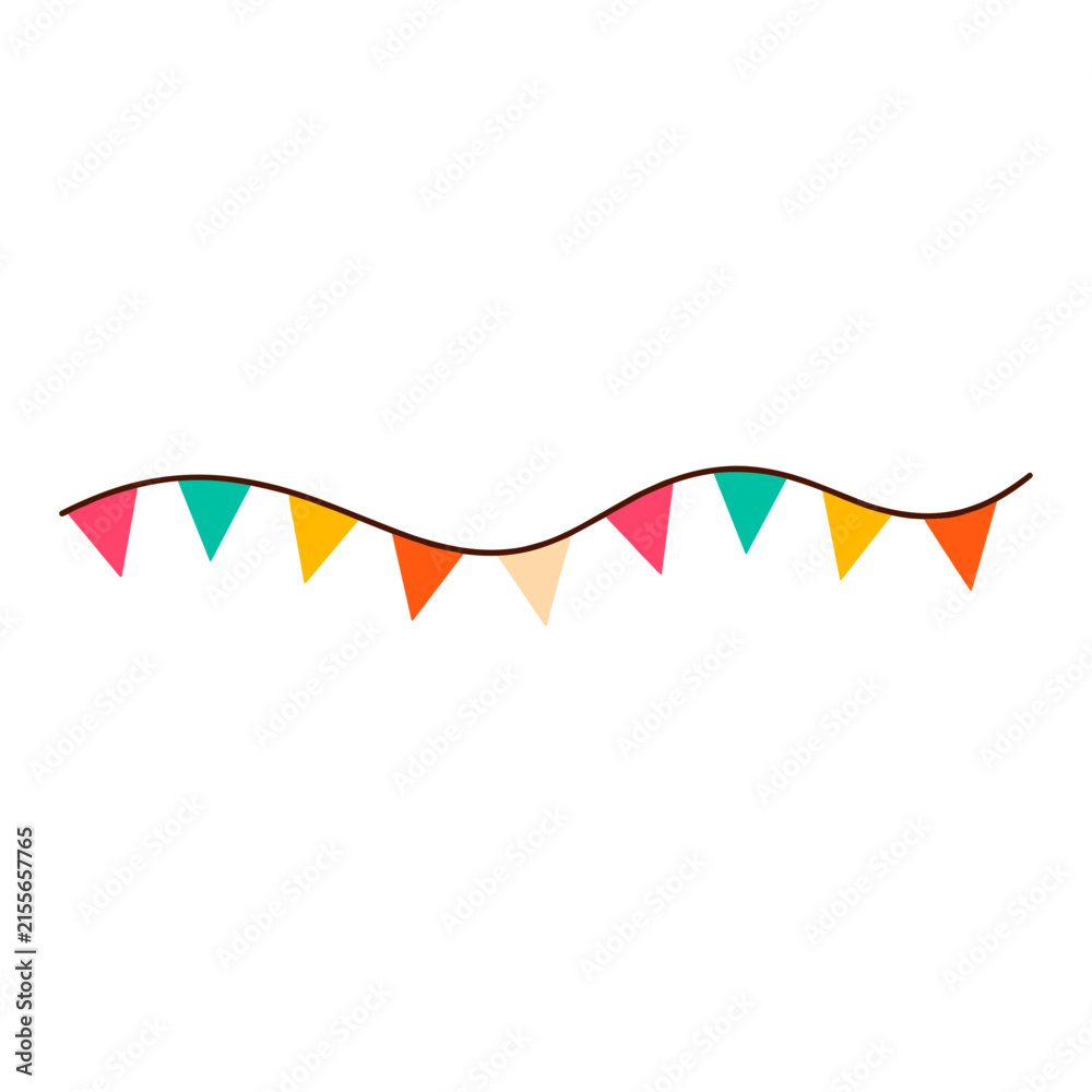 Fototapeta premium Circus Bunting Flag