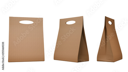 Paper Shopping Bag Mockup