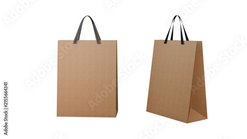 Paper Shopping Bag Mockup – Eco-Friendly Paper Bag