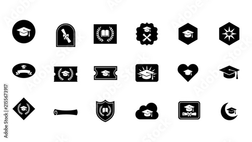Black and white representing various activities and