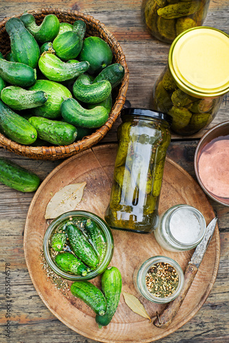 Pickled cucumbers