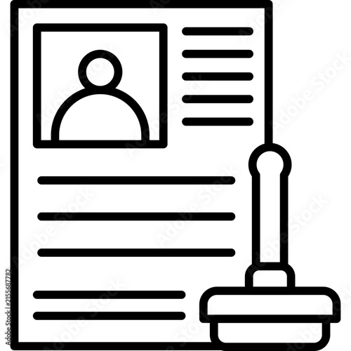 Work Permit Icon