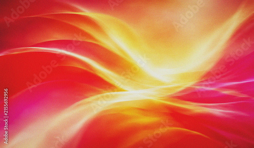 Cuadro en lienzo A bold and energetic palette of coral, tangerine, raspberry and champagne creates a fashionable contemporary gradient with stronger visual movement than the reference