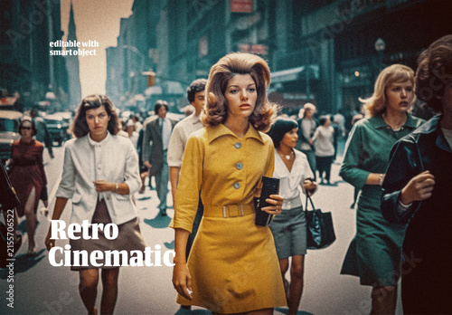 Retro Cinematic Photo Effect