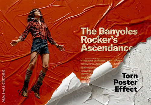 Torn Poster Effect