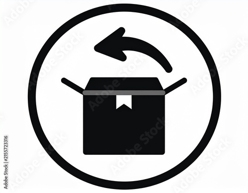 Product Return Flat Ecommerce Icon