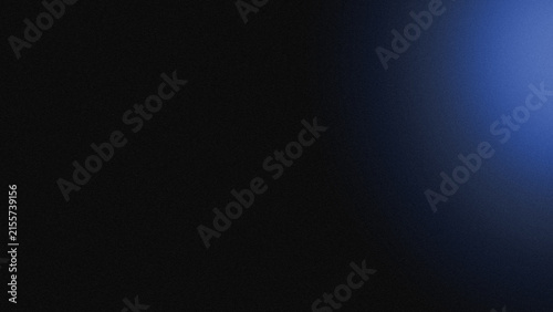 Vibrant cobalt luminescence illuminating a calm, deeply shadowed abstract realm.