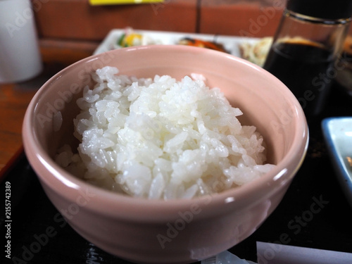 美味しそうな白飯