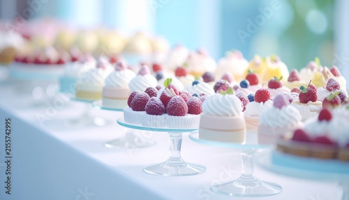 色とりどりのフルーツデザートビュッフェ　Colorful fruit dessert buffet