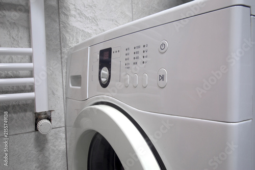 Konstfotografi Washing machine digital display