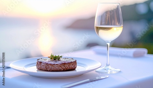 ステーキとワイン　Steak and wine