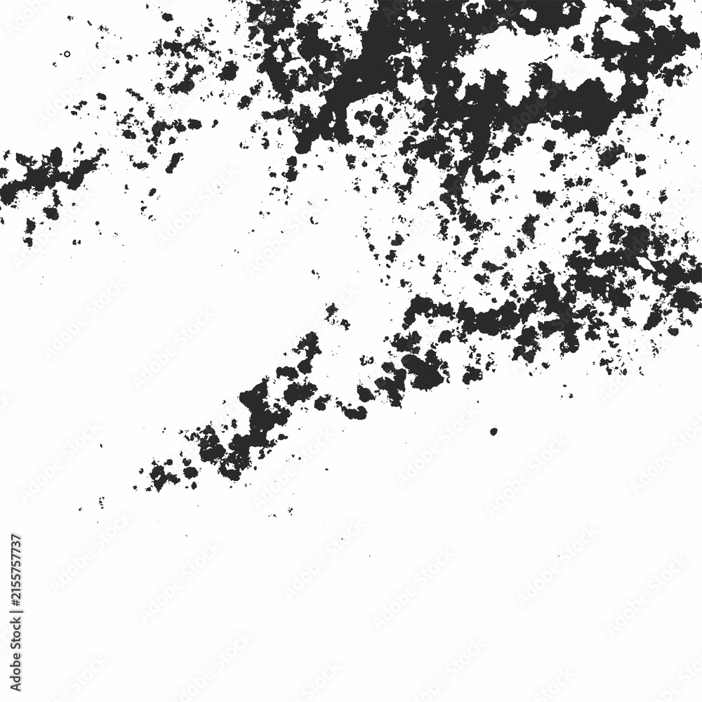 Fototapeta premium Black and White Distressed Grunge Texture Overlay with Fine Speckles and Scratches.Abstract distressed grunge texture featuring fine speckles,scattered ink marks,subtle scratches and weathered.